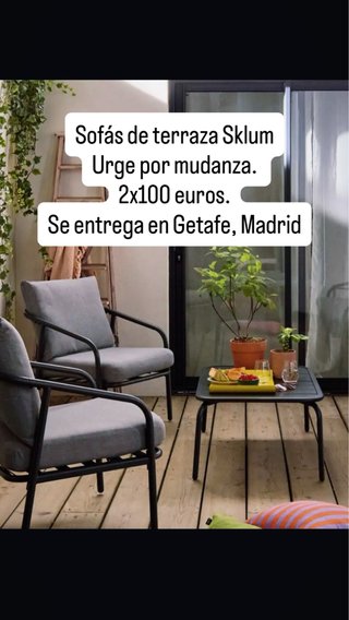 Sofás Terraza Sklum Urge Mudanza