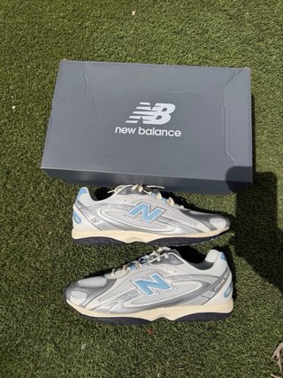 New Balance U204LSWC Talla 43 Azul/Plata