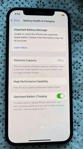 iPhone 12 mednight