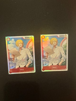 2 Cartas One Piece Sanji St31-001