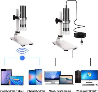 Microscopio Mostanne 4K con Soporte Metálico