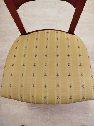 Mesa comedor y 6 sillas cerezo