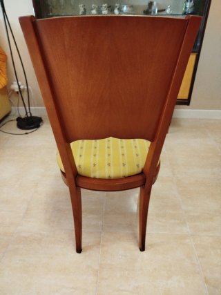 Mesa comedor y 6 sillas cerezo