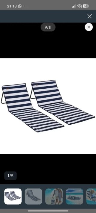 2 esterillas playa piscina impermeables plegables