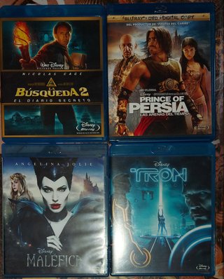 Pack 4 Películas Blu-ray Disney