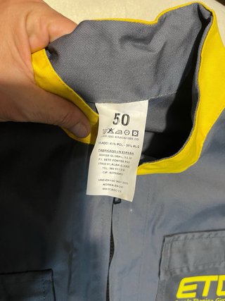 Conjunto ropa taller mecanico escola ETG