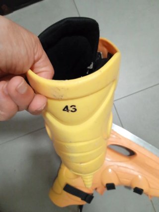 Patines de hielo naranjas Talla 43