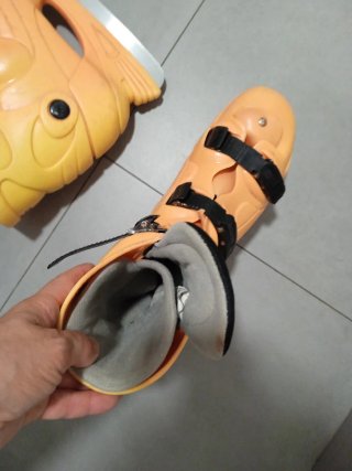 Patines de hielo naranjas Talla 43