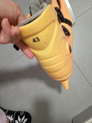Patines de hielo naranjas Talla 43