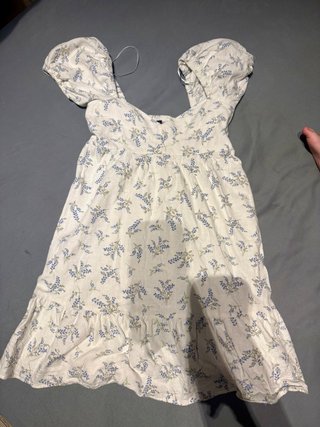 Vestido blanco floral