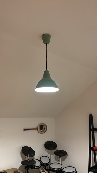 Lámpara de techo verde