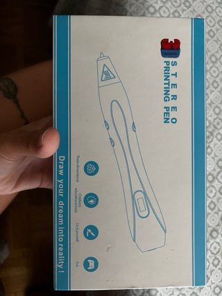 Lápiz 3D con filamentos y cargador