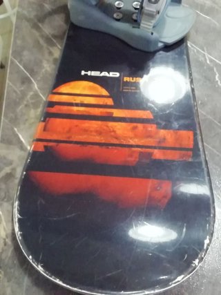 Tabla Snowboard Head Rush 165cm Fijaciones y Funda