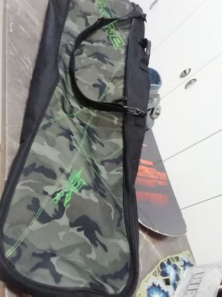 Tabla Snowboard Head Rush 165cm Fijaciones y Funda