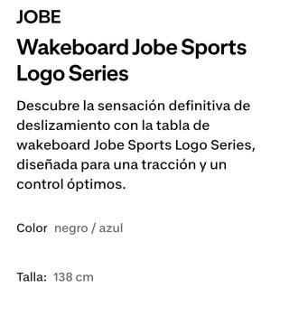 Tabla Wakeboard Jobe
