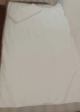 Set Asciugamani Bianco Cotone 100%