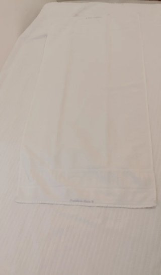 Set Asciugamani Bianco Cotone 100%