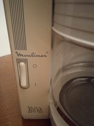 Cafetera de goteo Moulinex modelo Diva. Años 90