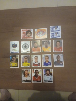 Cromos Panini y Topps