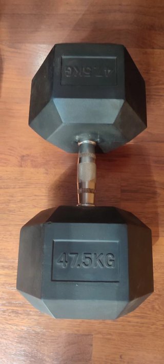 Mancuernas 47,5kg fitness