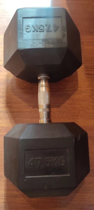 Mancuernas 47,5kg fitness