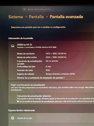 Monitor HP Omen 25 24.5″ Full HD 144Hz