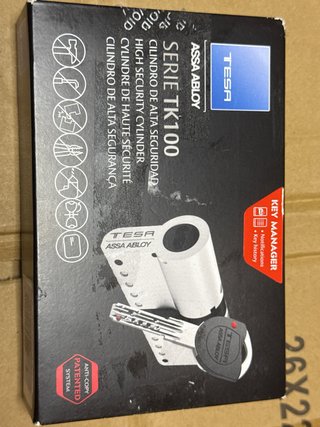 Cilindro Tesa Assa Abloy TK100 Seguridad 30x30