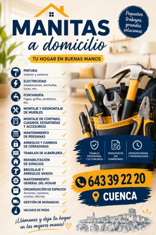 Manitas a domicilio cuenca