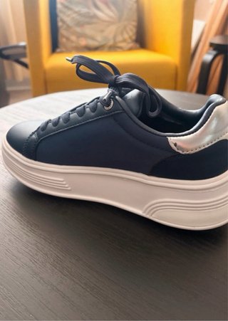 Zapatillas U.S Polo Assn. Talla 36 Azul/Plata