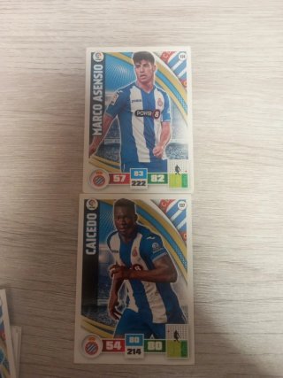 Cartas R.C.D. Espanyol Adrenalyn 2015-16