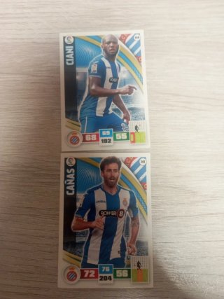 Cartas R.C.D. Espanyol Adrenalyn 2015-16