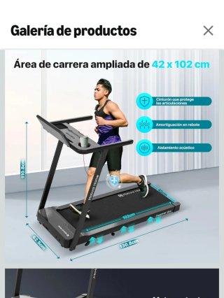 Cinta de correr eléctrica, como nueva.