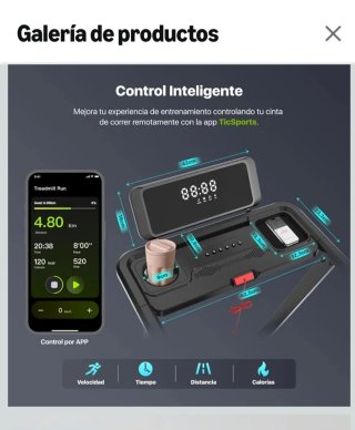 Cinta de correr eléctrica, como nueva.
