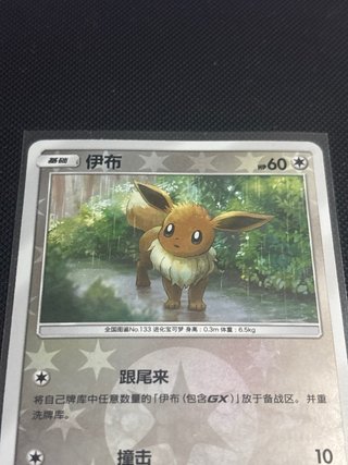 Carta Pokémon Eevee Reverse Holo 🇨🇳