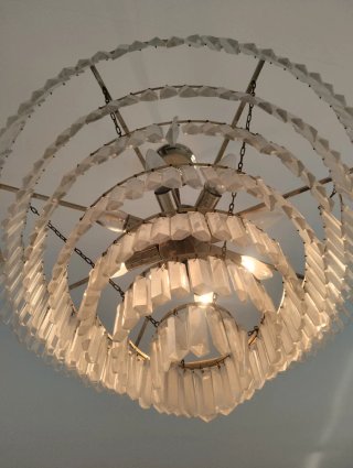 Lámpara de cristal estilo bohemio