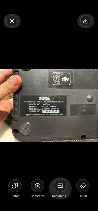 Consola Sega original + accesorios