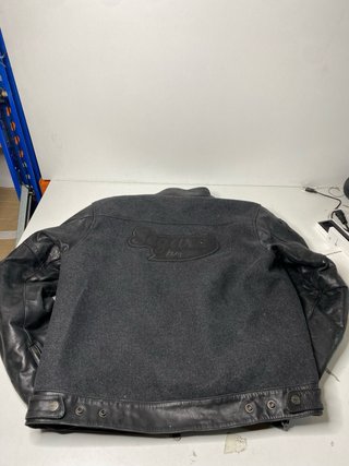 : Chaqueta Moto Segura Vintage Cuero/Textil L