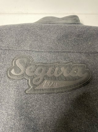 : Chaqueta Moto Segura Vintage Cuero/Textil L