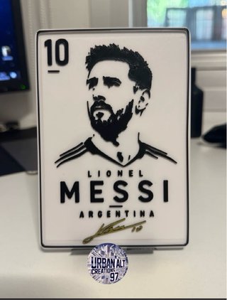 Carta Messi 10 Argentina