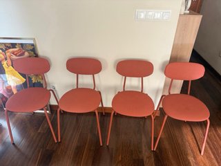 Sillas Ikea color teja (Set de 4)