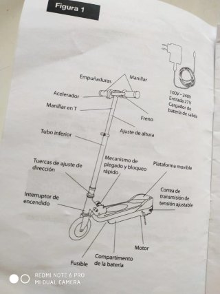 Patinete eléctrico MyWigo plegable