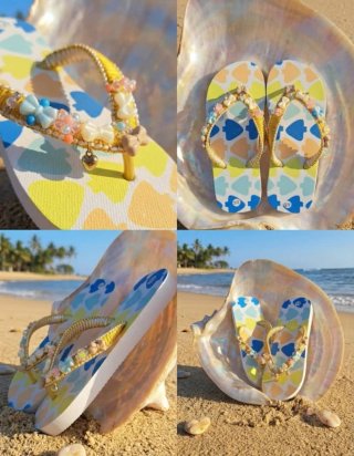 Sandalias playeras artesanales hechas a mano ✨