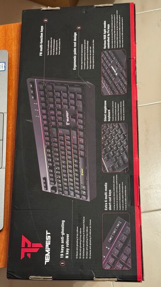 Teclado Gaming Tempest K9 Nebula Fury RGB