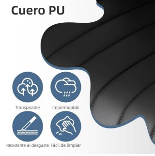 Taburetes de Cocina Negros (4 unidades)