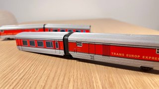Ibertren Lote 2 coches articulados Trans Europ H0