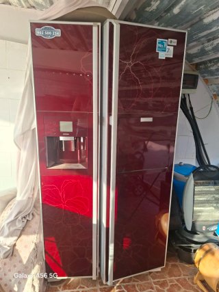 Nevera LG Roja Puerta Doble