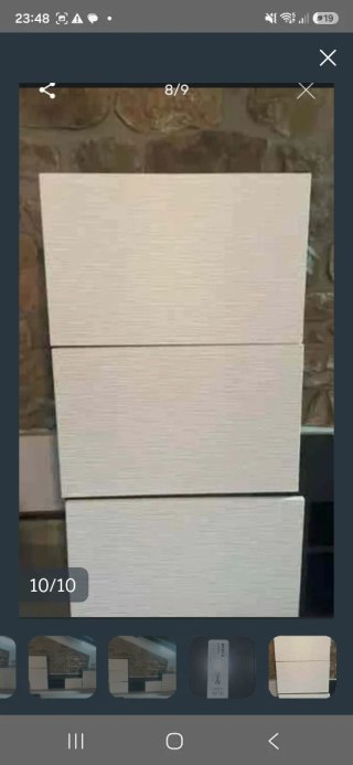 Mueble de salón moderno blanco y wengue