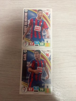 Cartas S.D. Eibar ADRENALYN 2015-16