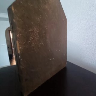 Antiguo Tríptico religioso En madera