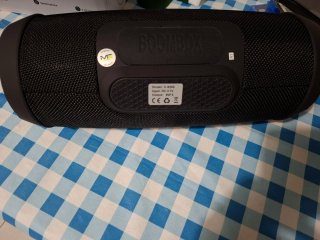 Altavoz Grande Negro